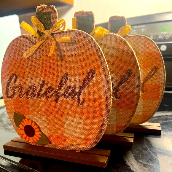 Autumn Decor (Four total plaque signs) - Picture 3 of 5